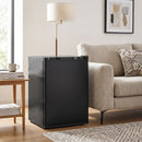 Frigorifero Piccolo 72,5 L 44,5x49x63,5 cm con Congelatore Termostato Regolabile e Porta Reversibile 43 dB Nero      
