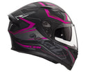 Casco Integrale per Scooter Visiera Lunga CGM Tampere Mach 2 316G Fucsia Fluo Opaco Varie Misure