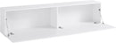 Mobile TV 1 Anta 180x30x40 cm Maruska Bianco Lucido