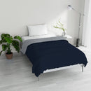 Piumino Invernale in Microfibra 200gr Doubleface Zaffiro/Platino Varie Misure