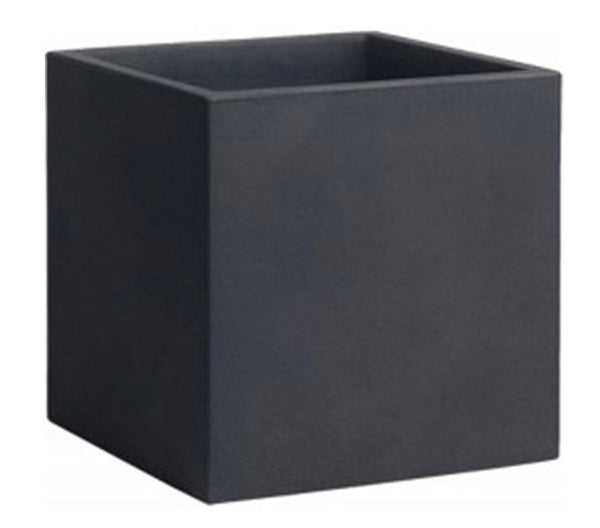 Vaso 50x50 cm in Resina Arkema Iris Vase Antracite sconto