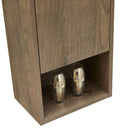 Mobile a Colonna per Bagno 30x20x100 cm in MDF Rovere