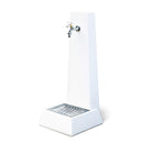 Fontana da Giardino Senza Rubinetto in Cemento Granulato di Marmo Oslo Bianco