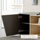 Panca Scarpiera Salvaspazio 104x37x47 cm 8 Paia di Scarpe in Truciolare Rovere e Antracite