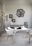 Piantana da Interno  G9 in Metallo Cromo