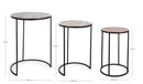 Set 3 Tavolini Rotondi Tahir