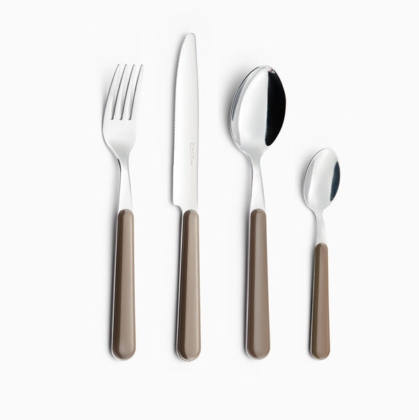 prezzo Servizio Set di Posate 24 pezzi in Acciaio Inox Eme Brio Nocciola 99