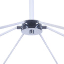 Lampadario Modern in Metallo Abigail Bianco