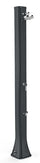 Doccia Solare da Giardino 40L Miscelatore e Lavapiedi Arkema Big Happy Five Grigio Antracite