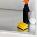 Protezione per Fondo Mobile da Cucina 86,8x58 cm in Alluminio Emuca