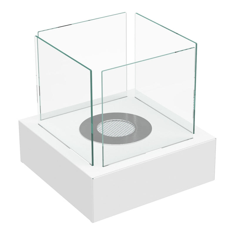 Camino a Bioetanolo da Tavolo 30x30 cm Flig Provicence 3 Bianco