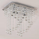 Lampadario a Sospensione Moderno in Cristallo 40x25x40 cm 