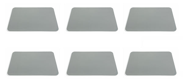Set 6 PVC Tischsets 45x30x0,2 cm Villa d'Este Home Tivoli Texas Grey sconto