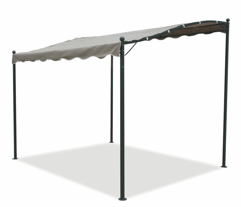 Pergola da Giardino in Ferro 3x2,5 mt Soriani Tortora