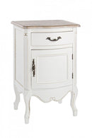 Comodino 1 Anta 1 Cassetto Justine in Legno