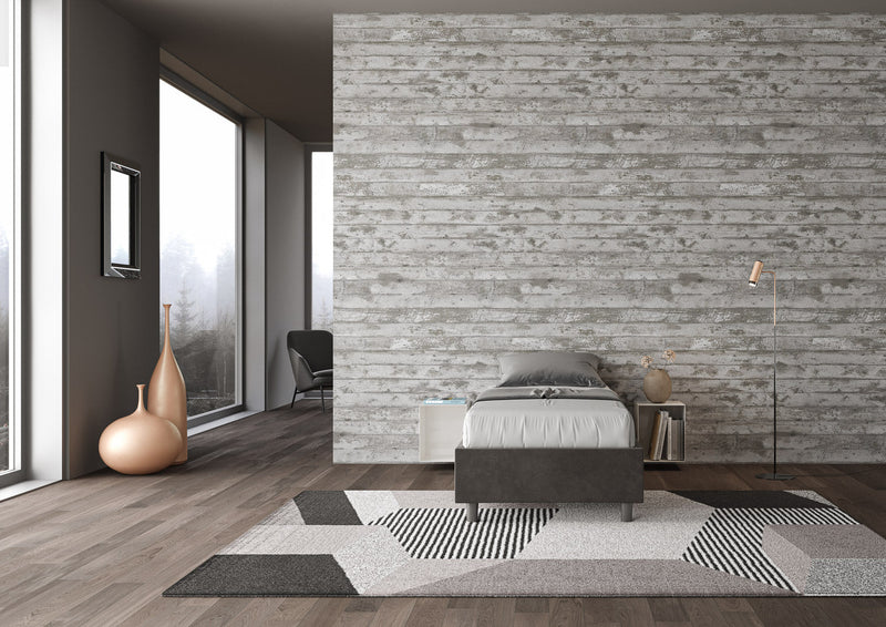 Letto 1 Piazza E Mezzo Azelia Grigio Varie Misure