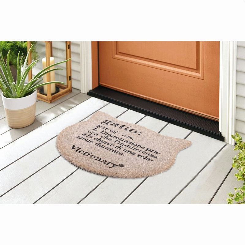 Zerbino "gatto" 70x1,5x40 cm in Cocco e PVC VdE Tivoli 1996 