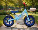 Balance Bike Bicicletta Senza Pedali per Bambini 12" Licenza Marvel Spidey Azzurro