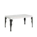 Tavolo Allungabile 160-244x80x77 cm Paxon Bianco Frassino  