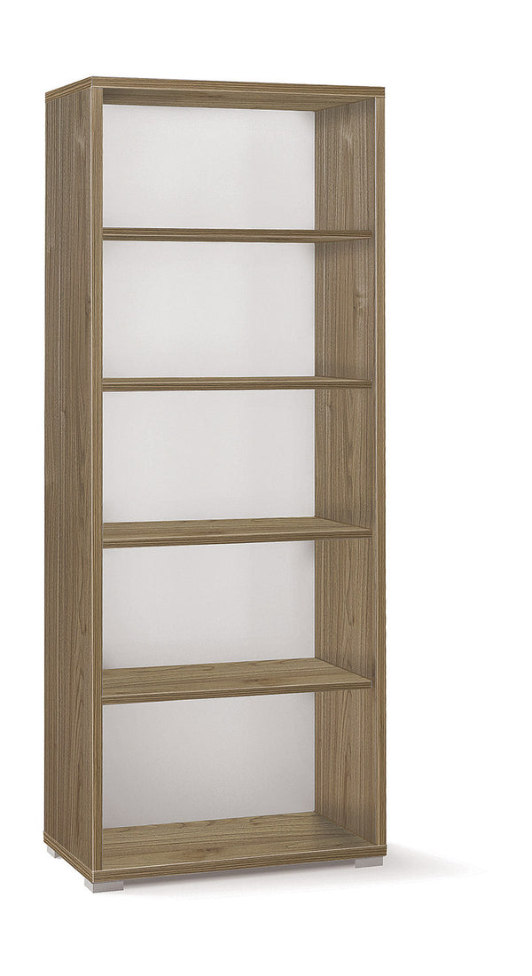 acquista Libreria Modulare 5 Ripiani 71x182x41 cm Noce Stelvio