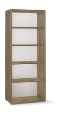 Libreria Modulare 5 Ripiani 71x182x41 cm Noce Stelvio