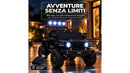 Macchina Elettrica per Bambini Licenza Jeep Wrangler Rubicon 12V con Sedili in Pelle e Telecomando Nero 
