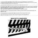 Tenda da Sole a Caduta 2x2,5m Tessuto in Poliestere Disegno P4032