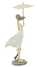 Donna More con Bambino 12,5x9,8x28,5 cm in Poliresina