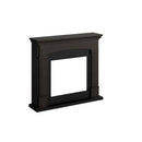 Camino Elettrico da Pavimento 107,2x95,2x24,5 cm Effetto Fiamma 1500W Sined Siena Wenge