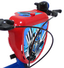 Bicicletta per Bambini 16" Transfromers Freni Caliper e Stabilizzatori in Acciaio Hi-Ten Blu e Rosso
