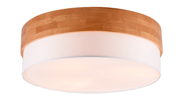 Plafoniera da Interno Attacco E27 in Metallo Nichel Satinato sconto