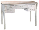 Scrivania in Legno MDF 5 Cassetti Provenza