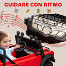 Macchina Elettrica per Bambini Licenza Ufficiale Land Rover Defender 12V con Telecomando Rosso  