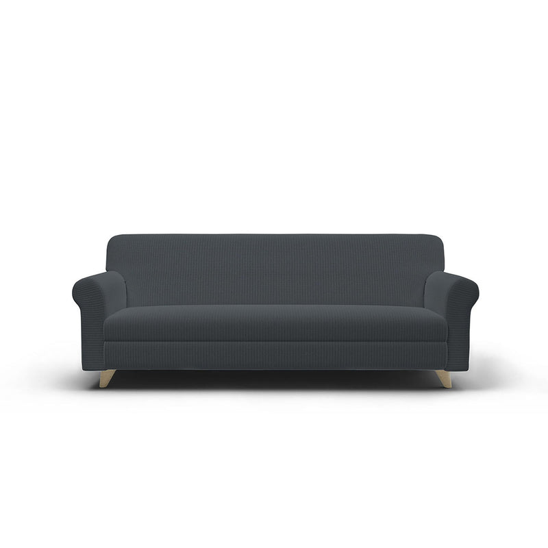 Copridivano Elasticizzato in Poliestere Iris Grigio Scuro Varie Misure