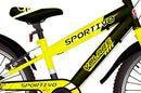 Bicicletta MTB Ragazzo 20” 7V in Metallo Sportivo Giallo