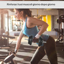 Set Pesi Manubri da 20 kg con 8 Dischi in Acciaio e Sabbia Nero   