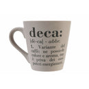 Set 3 tazzine Caffè "Deca" Ø5x5,5 cm in Bone China VdE Tivoli 1996 