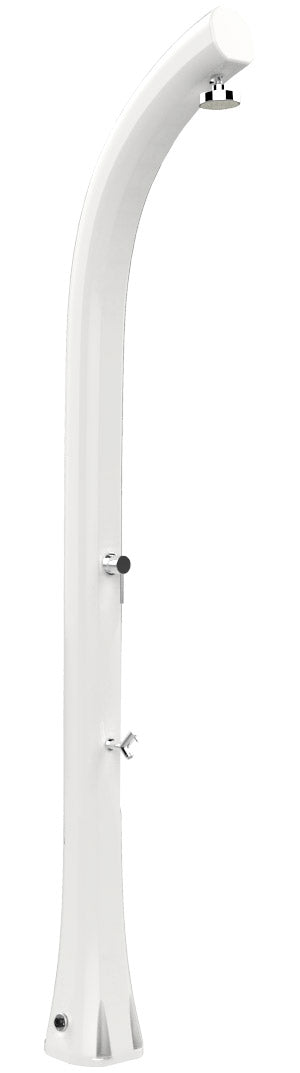 Doccia Solare da Esterno Giardino 30L Miscelatore e Lavapiedi Arkema Jolly Plus Bianco prezzo