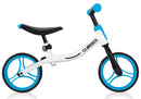 Bicicletta Pedagogica per Bambini 10" Senza Pedali Globber Go Bike Bianco e Azzurro