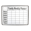 Lavagna in metallo settimana con pennarello rettangolare cm 71x51x2