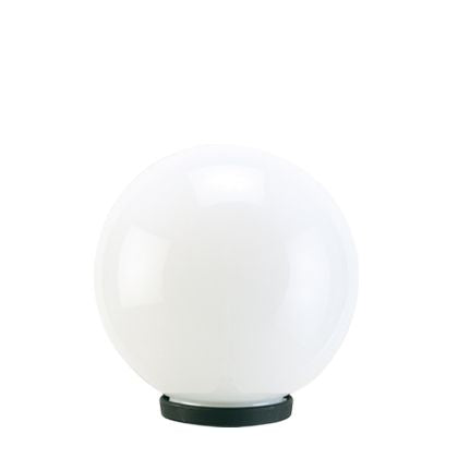 acquista Opal Sphere Pole Head Lamp Durchmesser 20 cm Schwarz Farbe für Outdoor Globo Sovil Line
