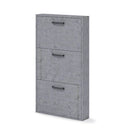 Scarpiera Serena 108x65x15 cm  3 ante cemento
