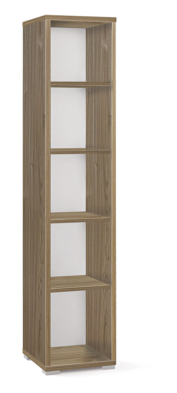 Libreria Modulare 5 Ripiani 39x182x41 cm Noce Stelvio sconto