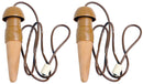 Set 2 Irrigatori a Carotina Semi automatico per Bottiglie in Ceramica Rama