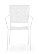 Sedia da Giardino 54x55x89h cm con Braccioli Lizette Bianco