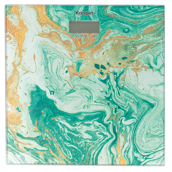 Elektronische Waage Max 150 Kg aus grünem Kooper-Glas prezzo