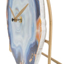 Orologio da Tavolo Twin 20x7x19,5 cm in Ferro e MDF Multicolor