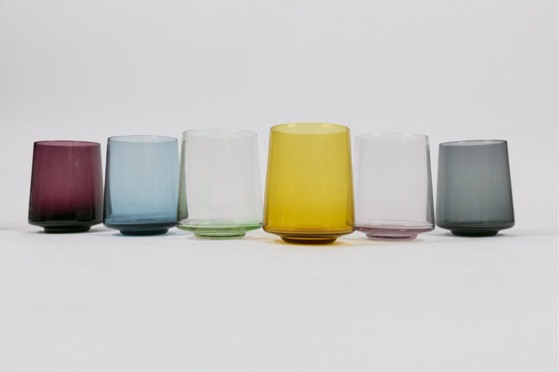 Set 6 Bicchieri Acqua in Vetro 370 ml Villa d'Este Home Tivoli London