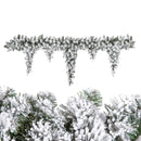 Ghirlanda Abetone con Drops 383 Tips H270 cm Verde