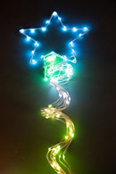 Albero di Natale Composizione Led 240 cm 32 Giochi di Luce da Esterno